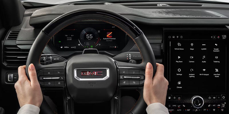 2026 GMC Acadia technology touchscreen display