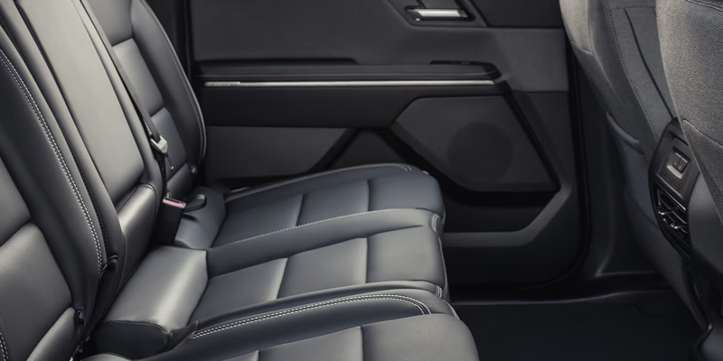 2026 GMC Sierra EV rear seat interior