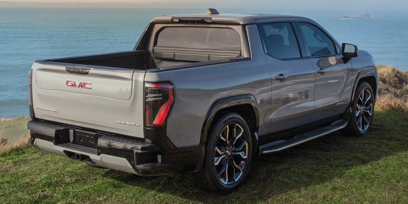 2026 GMC Sierra EV rear exterior design