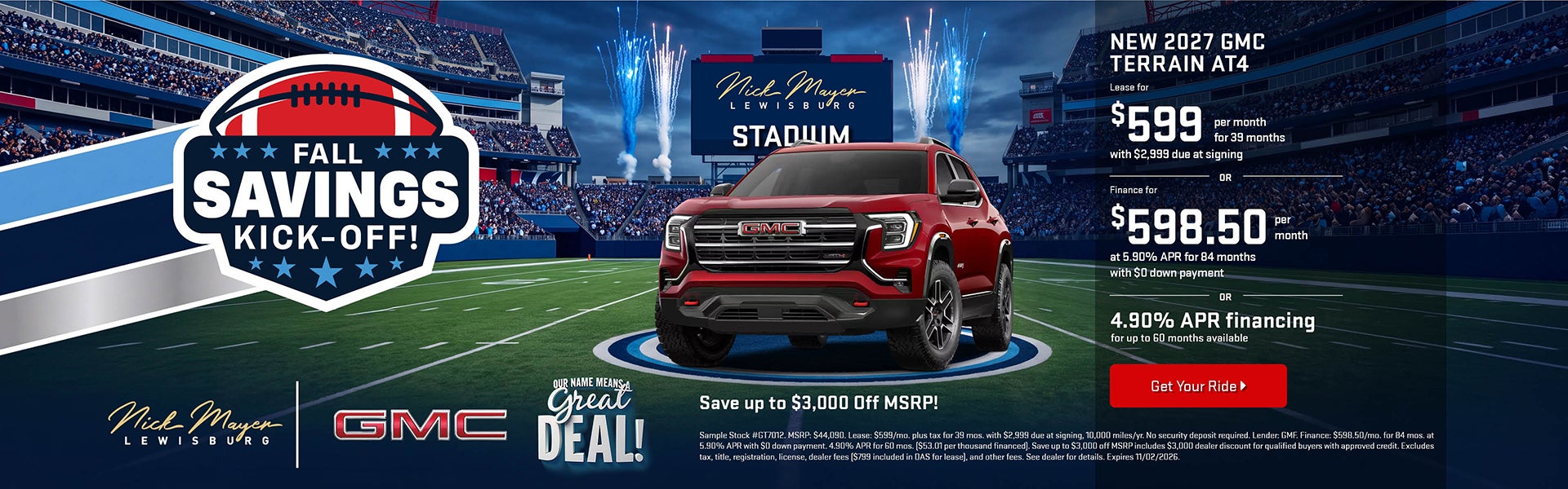 2026 GMC Terrain AT4