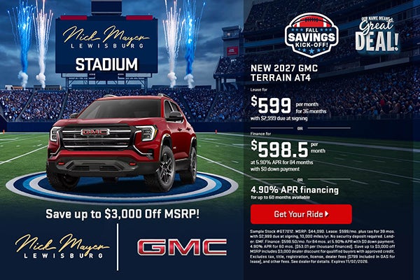 2026 GMC Terrain AT4