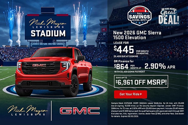 New 2026 GMC Sierra 1500 Elevation
